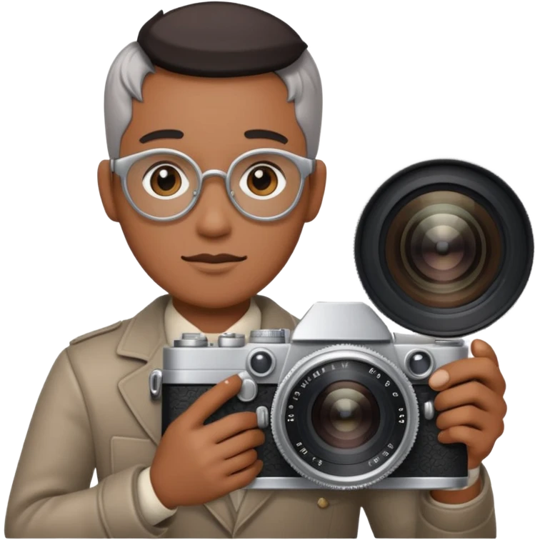 Camera Collector + retro lens emoji
