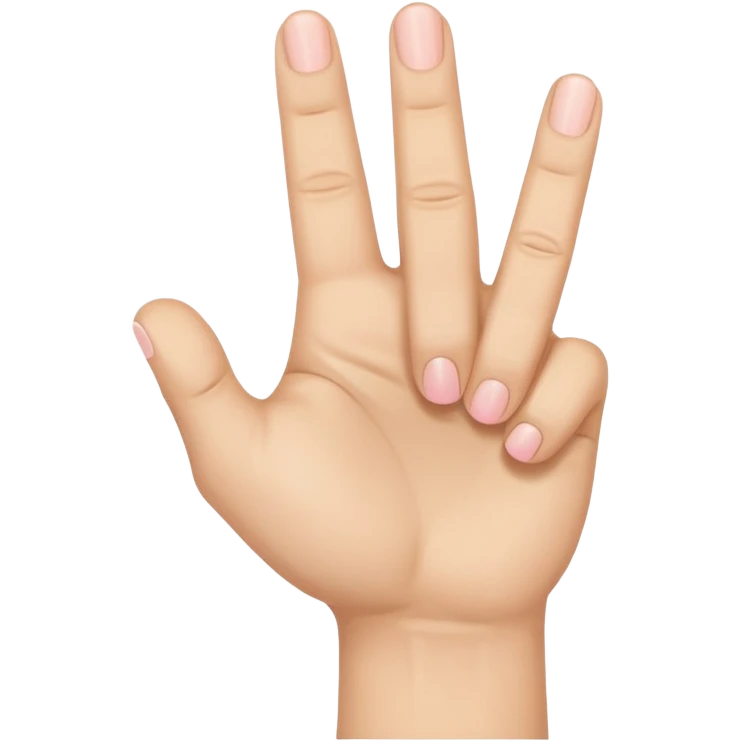 UN MANO, A PUGNO, CON CINQUE DITA, E IL MIGNOLO, L' ULTIMO DITO, ALL' IN SÙ  emoji