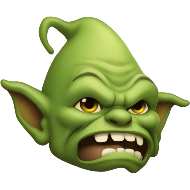 Farting goblin emoji