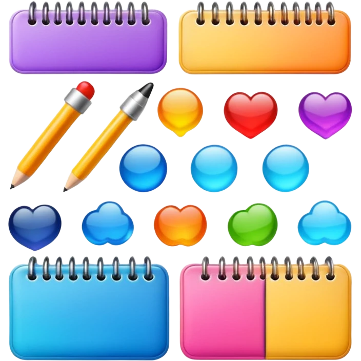 Elements for planner emoji