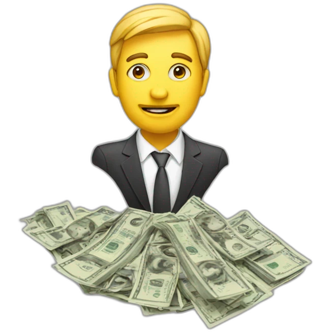 Interests including money, big noses, controlling the media fun emoji