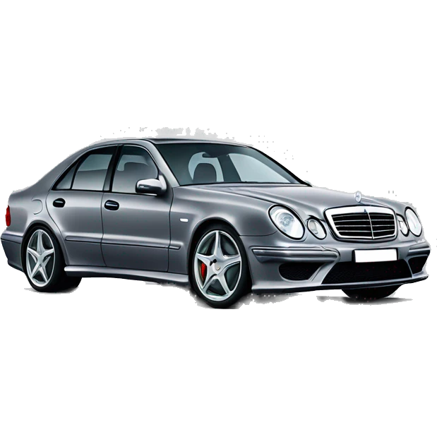 mercedes amg e55 grey front facing emoji