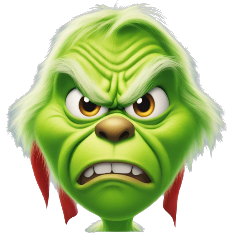 the grinch angry emoji