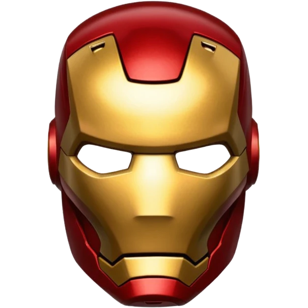 ironman's head,more real,close to what movie looks like emoji