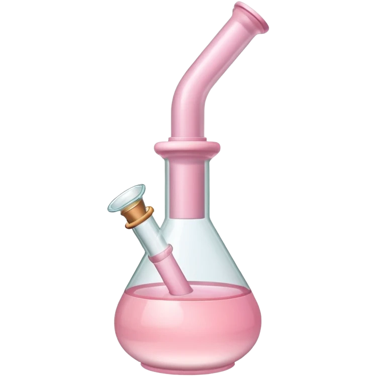 Pastel pink bong emoji
