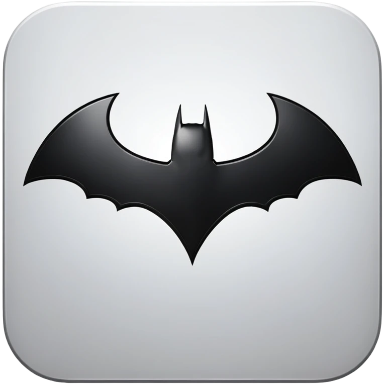 Batman logo emoji