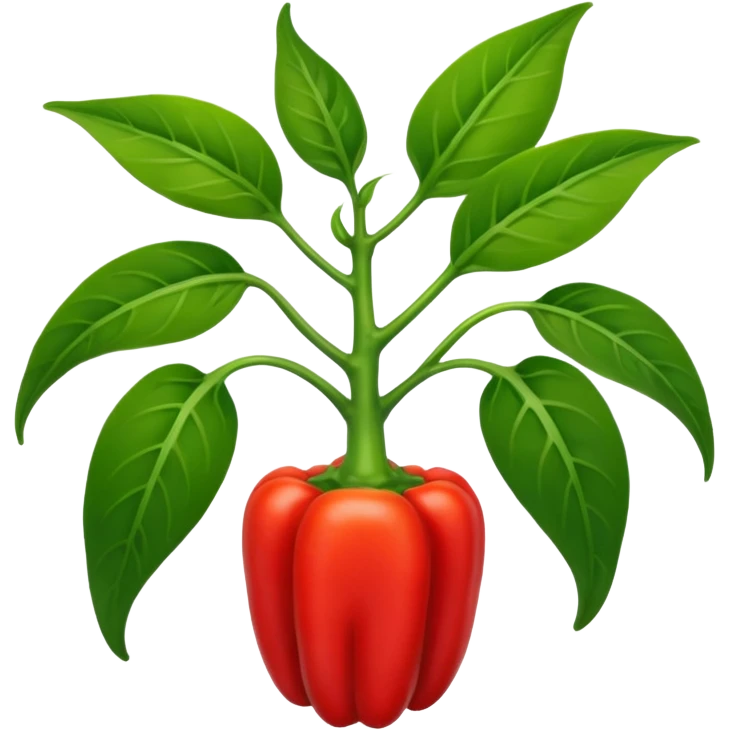 pepper plant, full plant emoji