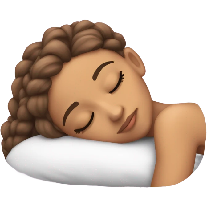 Ariana Grande sleeping emoji