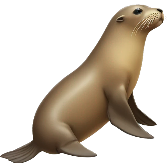 swimming sea lion emoji