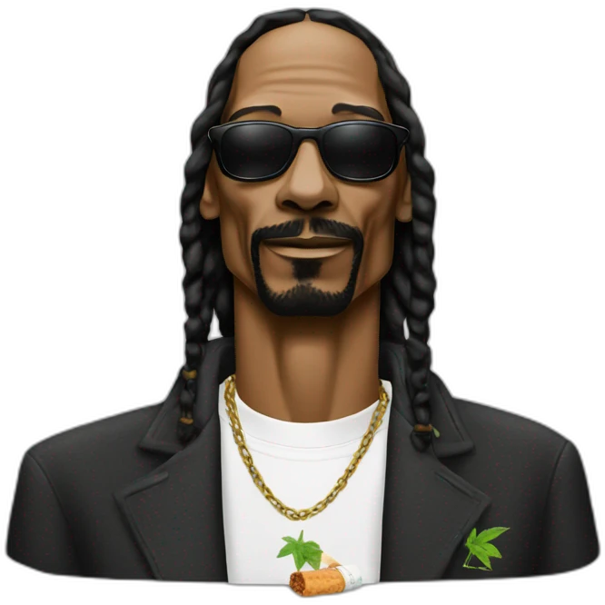 snoop dogg smoking a joint emoji