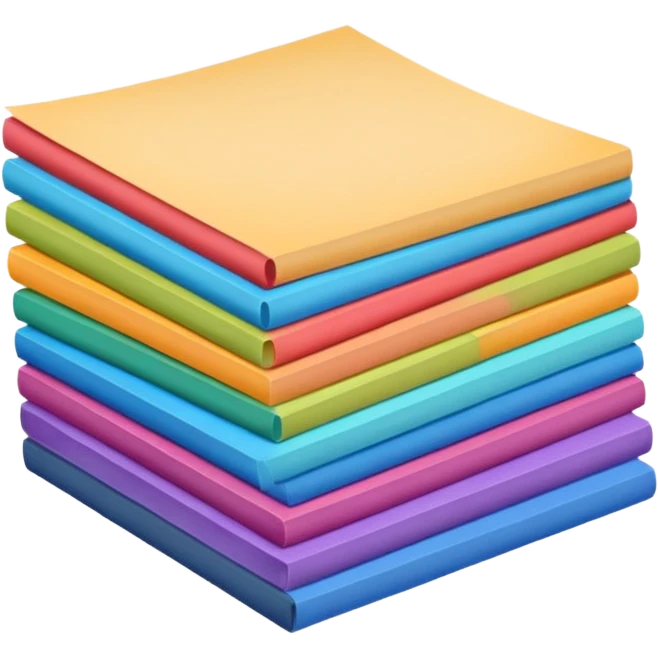 stack of work colors emoji