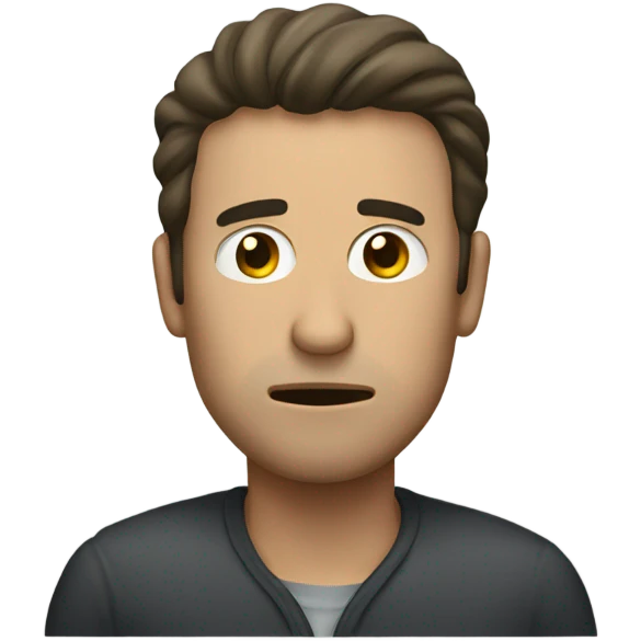 man with the flu  emoji