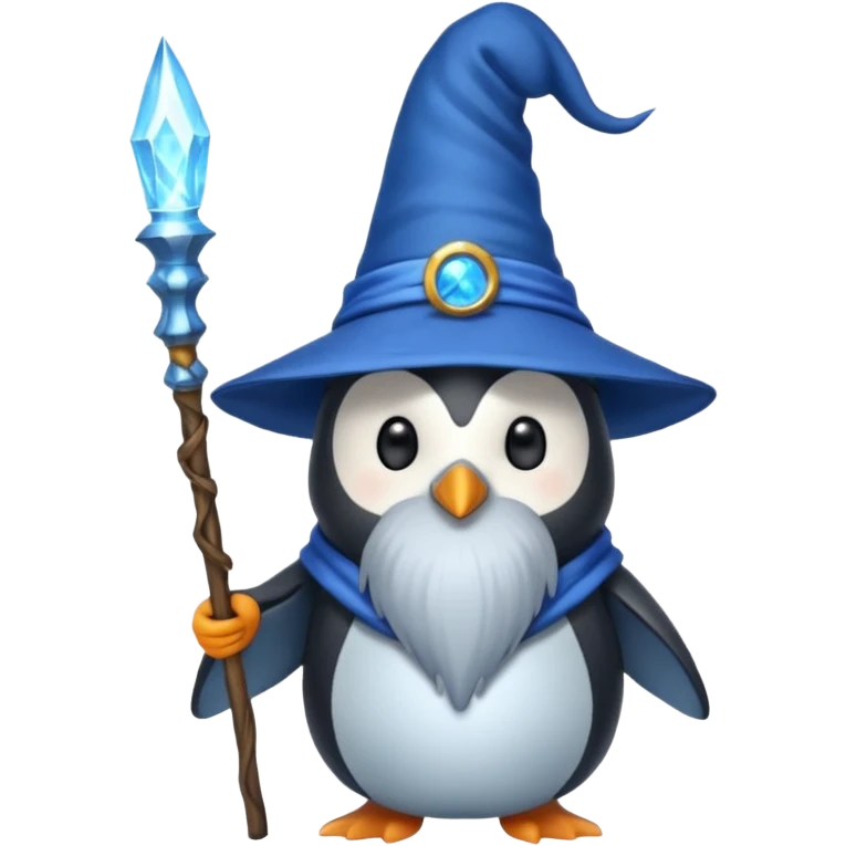 Penguin Wizard emoji
