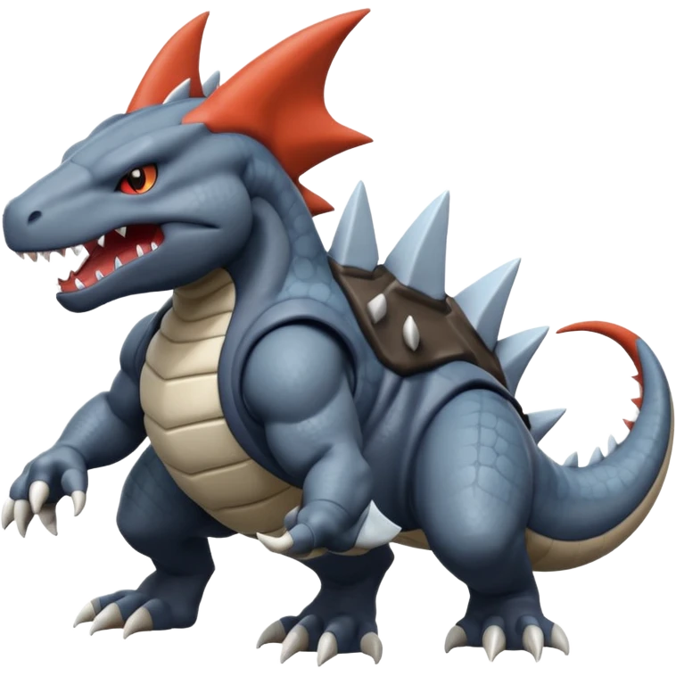 Tyrunt-Rhydon-Garchomp-Aggron-Axew-fusion emoji