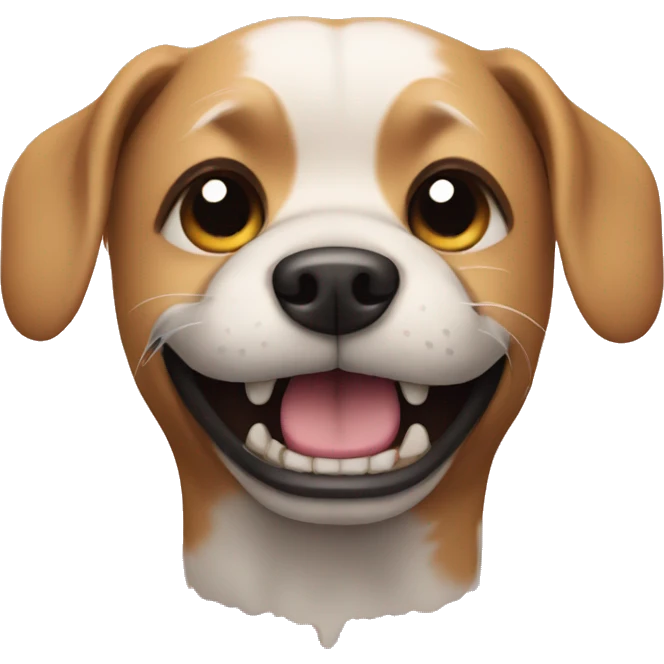 Dog with grills emoji