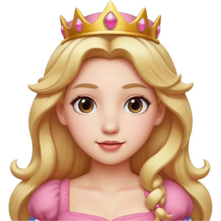 Princess peach head emoji