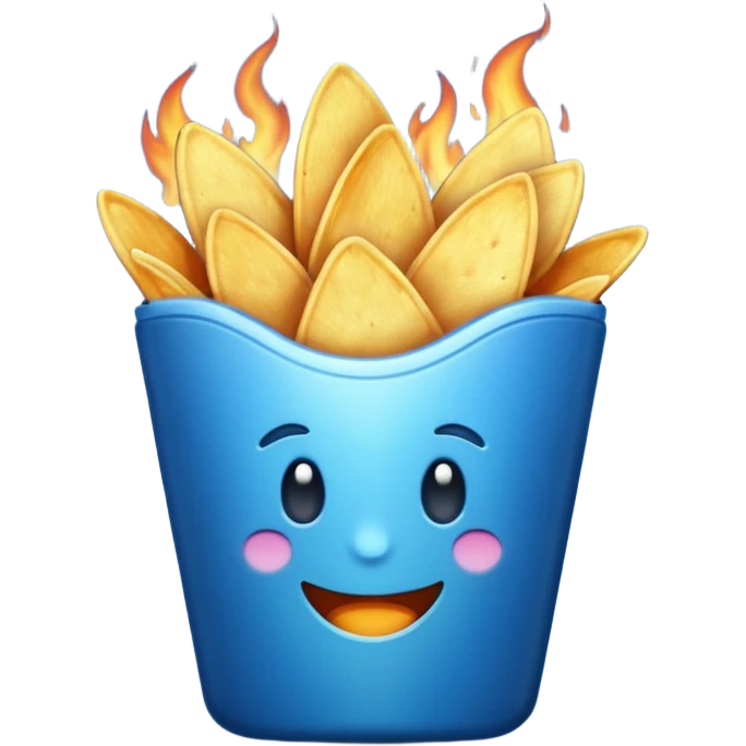 Chips blue names fire emoji