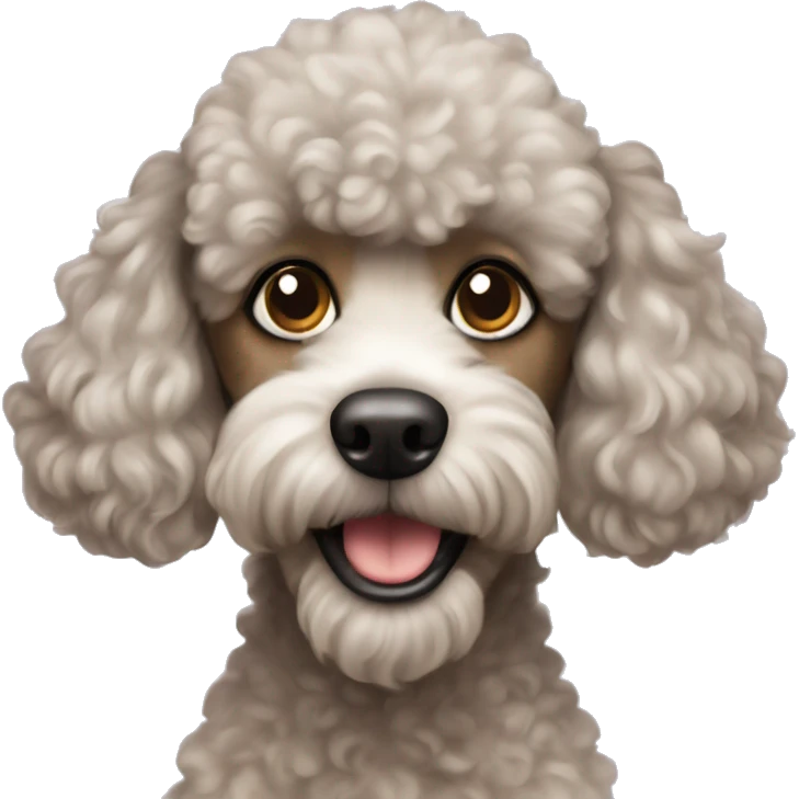 Poodle mix dog  emoji