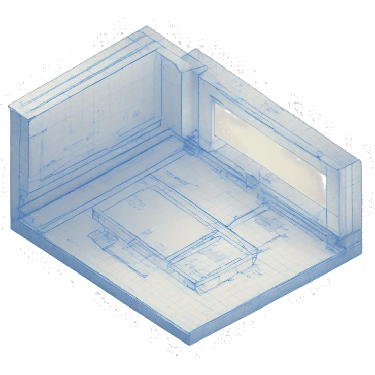 blueprint paper isometric emoji
