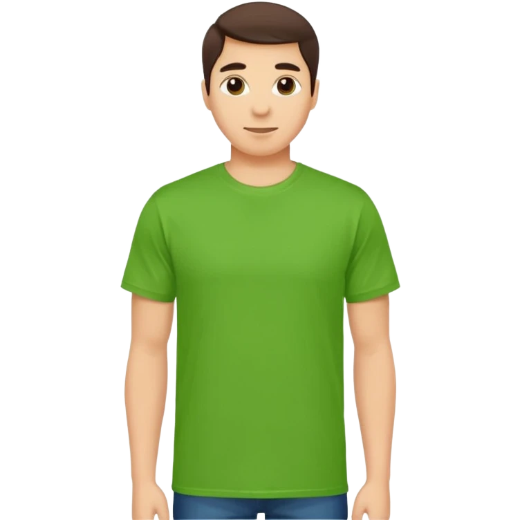 green t-shirt emoji