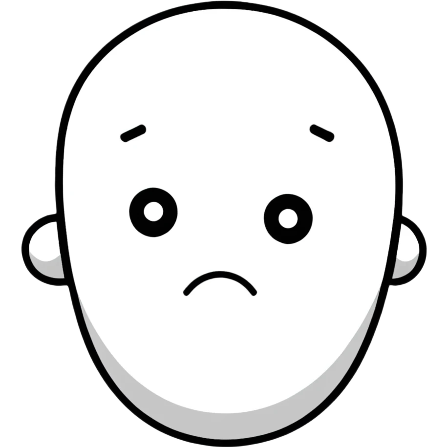 sad face emoji