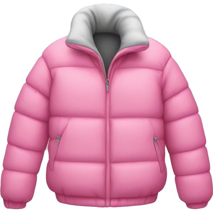 pink down jacket emoji