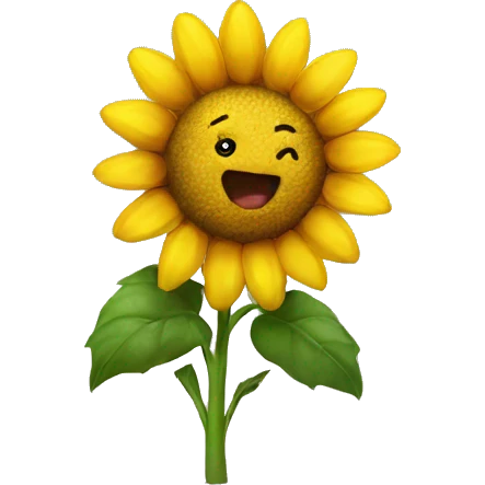 little sunflower emoji