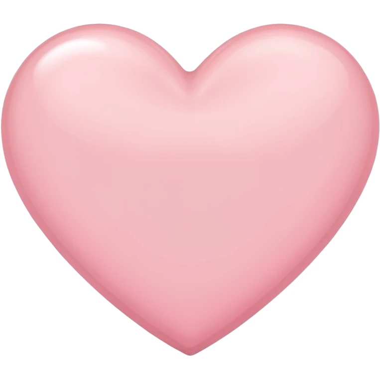 Light pink heart emoji
