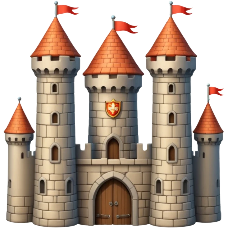 two castle emoji