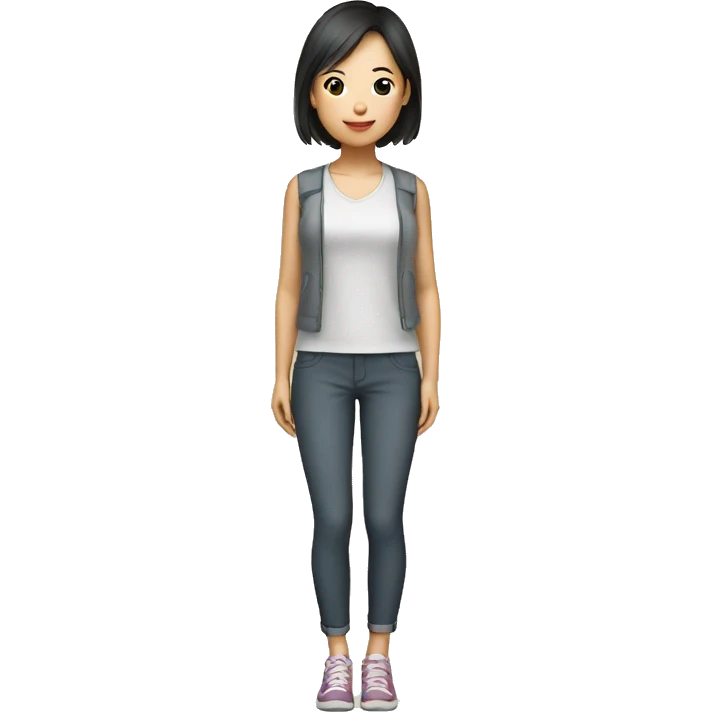 asian girl in hong kong  emoji