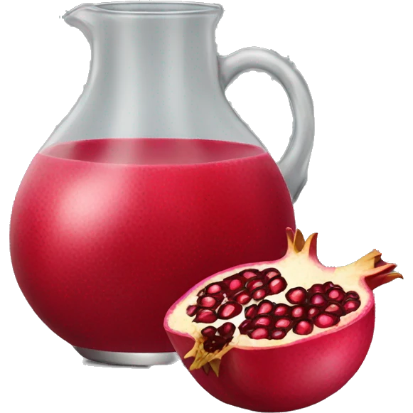 Pomegranate juice emoji emoji