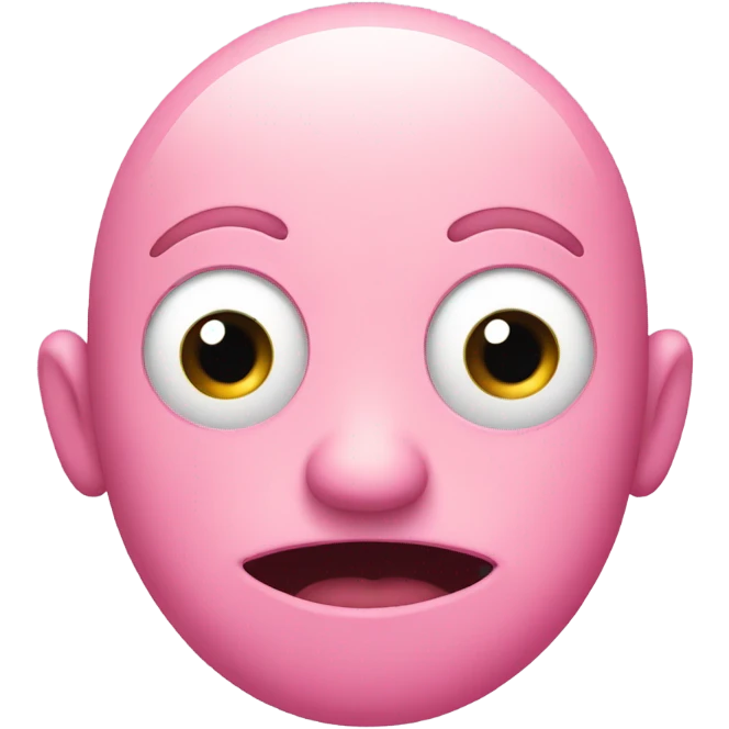 Mouthless Kirby emoji