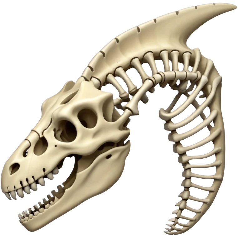 dinosaur skeleton emoji