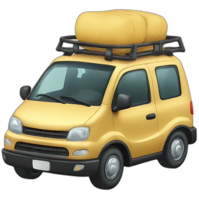 5 wheeled car emoji