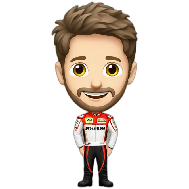 Romain Grosjean f1 emoji