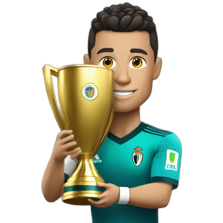 Cr7 with worl cup emoji