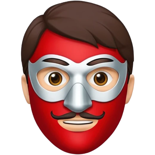 Masque casa del papel emoji