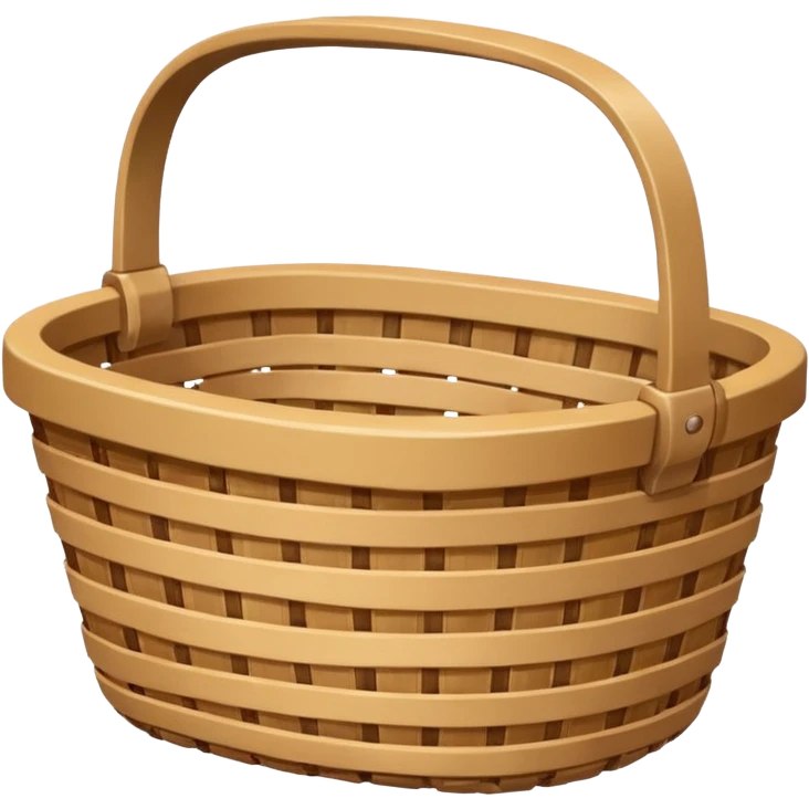 empty wicker basket emoji