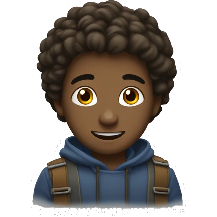 Мальчик на ковре emoji