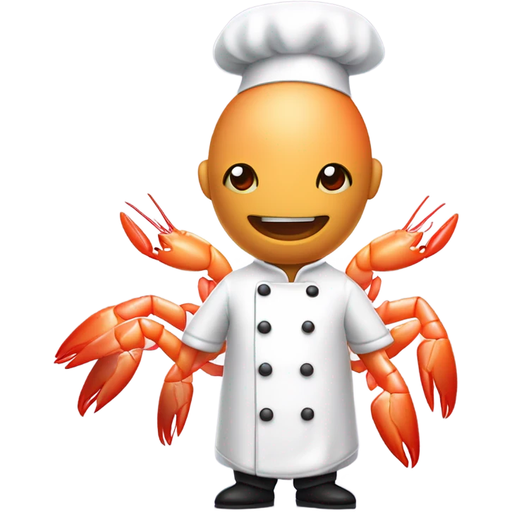 Shrimp chef emoji