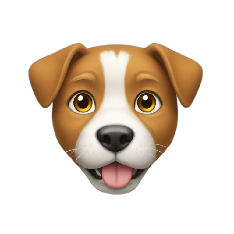 Un chat avec un chien emoji