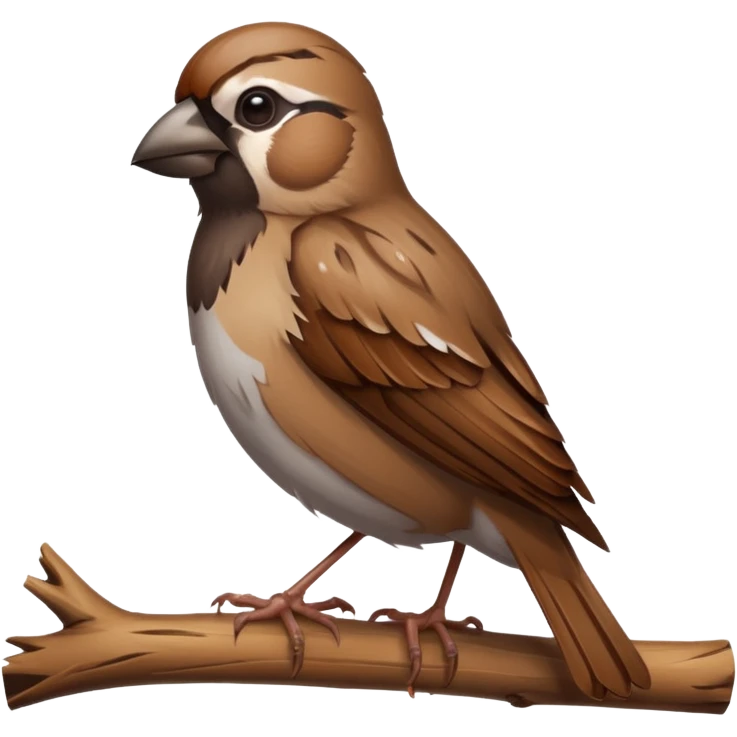 Sparrow father died and the sparrow is crying emoji