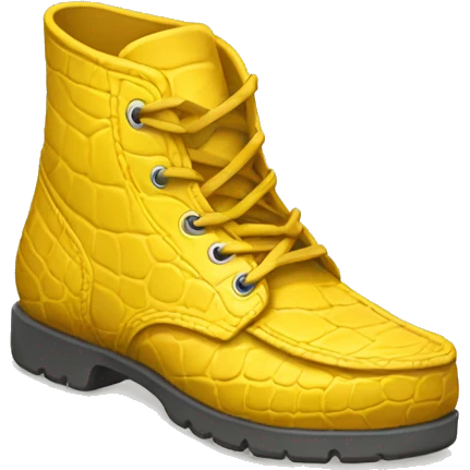 yellow croc shoes emoji