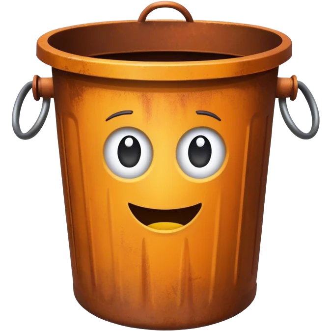 Garbage can emoji