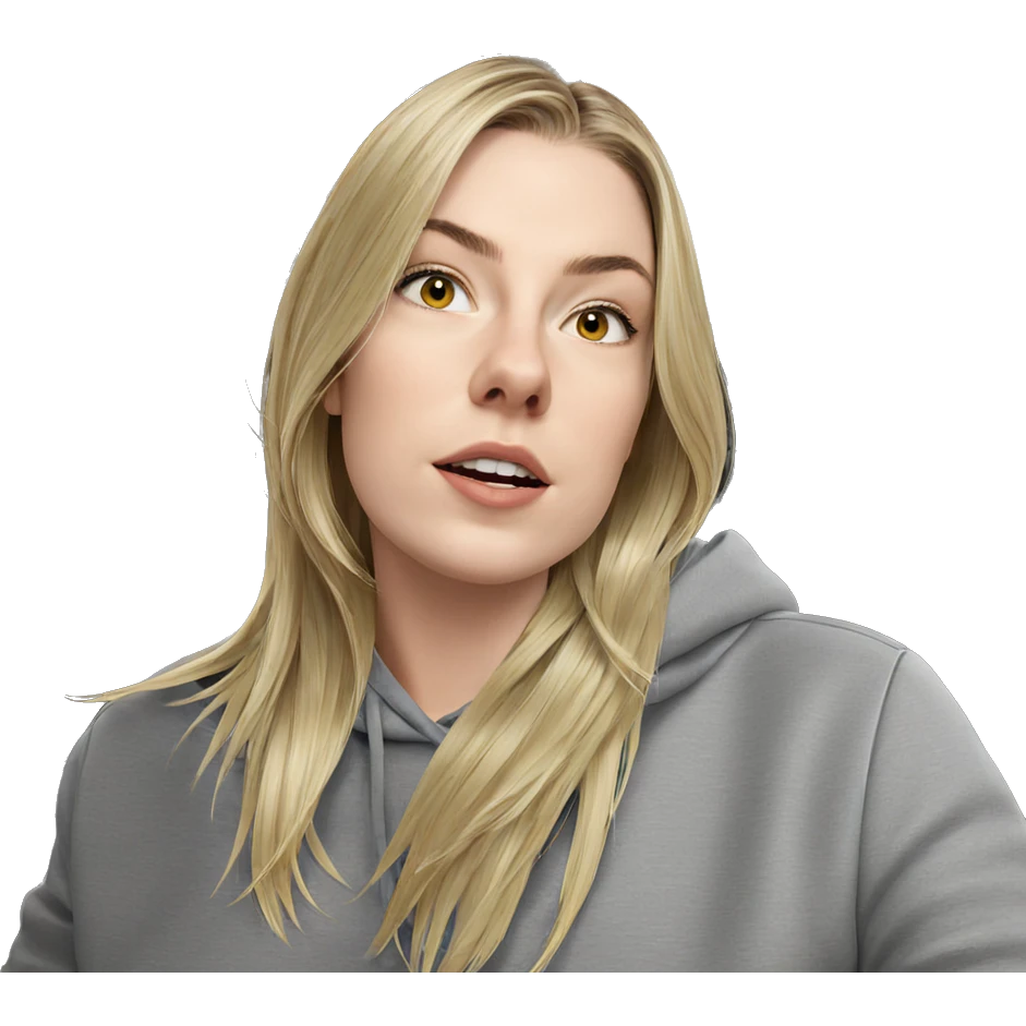 blonde girl in car interior emoji