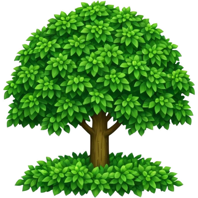 create a dnd style bush.png using 48x48 pixels size emoji
