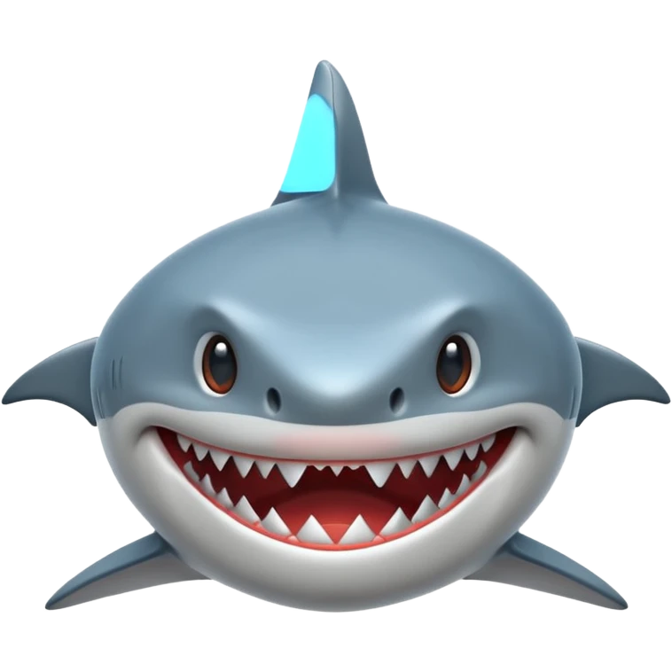 shark, front view emoji