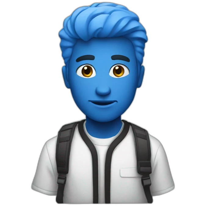 filmmaker white blue yes emoji