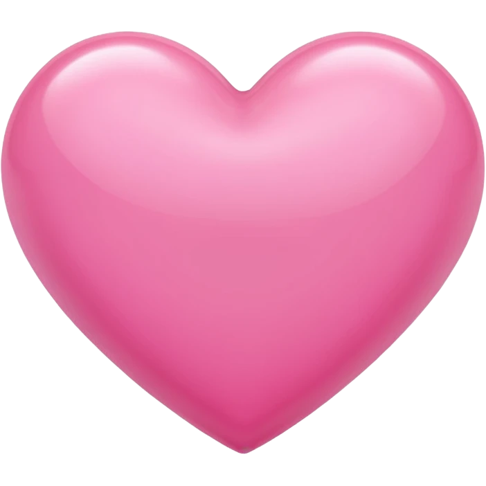 A pink heart design by ribon emoji