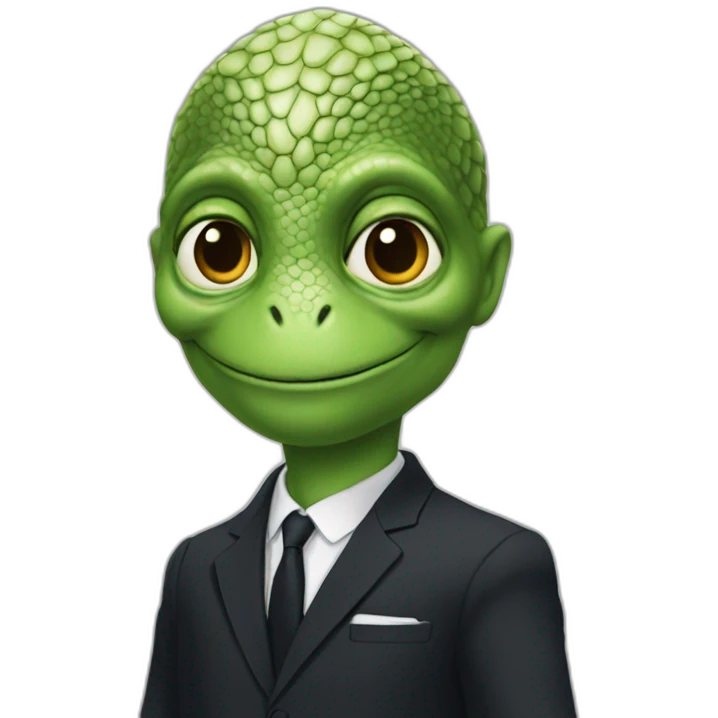 macron reptilian emoji